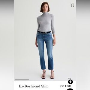 AG Adriano Goldschmied Women’s Faded Blue Slim Jeans